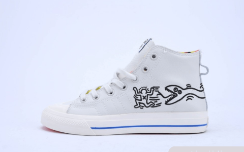 阿迪达‌斯Adidas Keith Haring x Originals 公司级联名合‌作款货号：EE9297