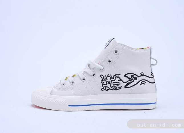 阿迪达‌斯Adidas Keith Haring x Originals 公司级联名合‌作款货号：EE9297