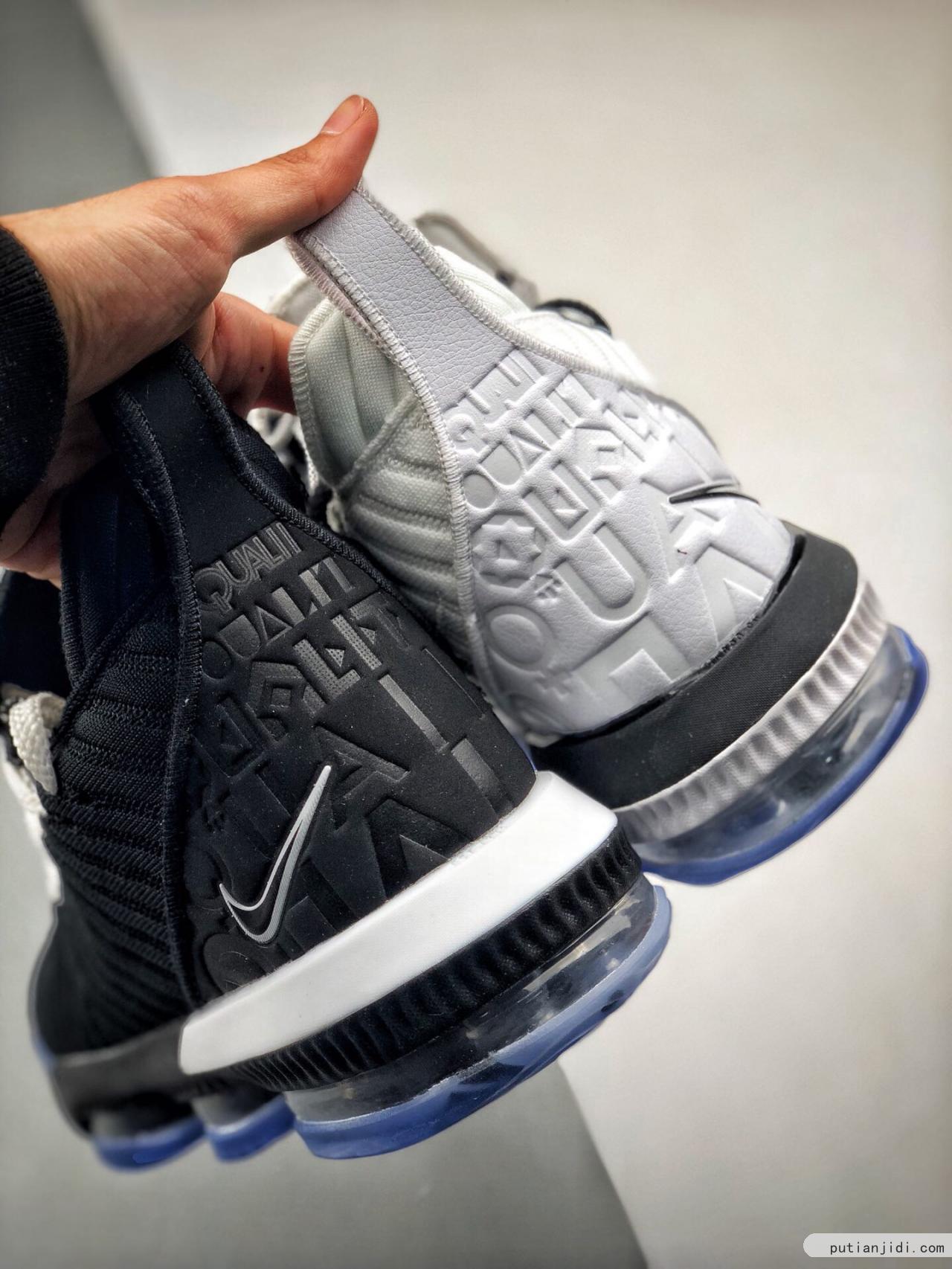纯原最高工艺 新配色实战版本# Nike Lebron XVI “Equality” 勒布朗詹姆斯16代 黑白阴阳 #独家原厂