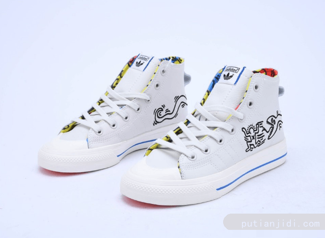 阿迪达‌斯Adidas Keith Haring x Originals 公司级联名合‌作款货号：EE9297插图2