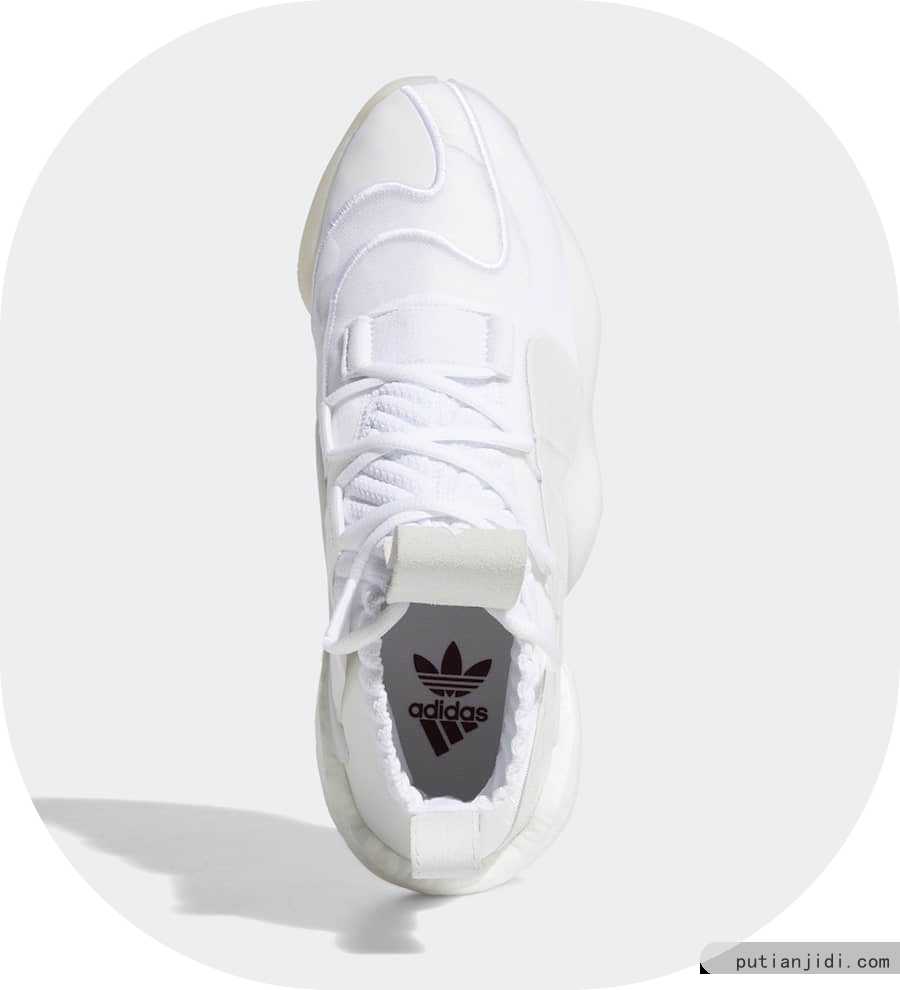 Adidas Crazy BYW X“Cloud White”阿迪达斯这个颜色上脚似乎真的踩在云朵上 货号：EE5998插图4