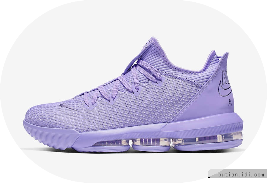 马卡龙紫的Nike LeBron 16 Low你见过吗！简直不要太治愈！ 货号：CI2668-500插图2