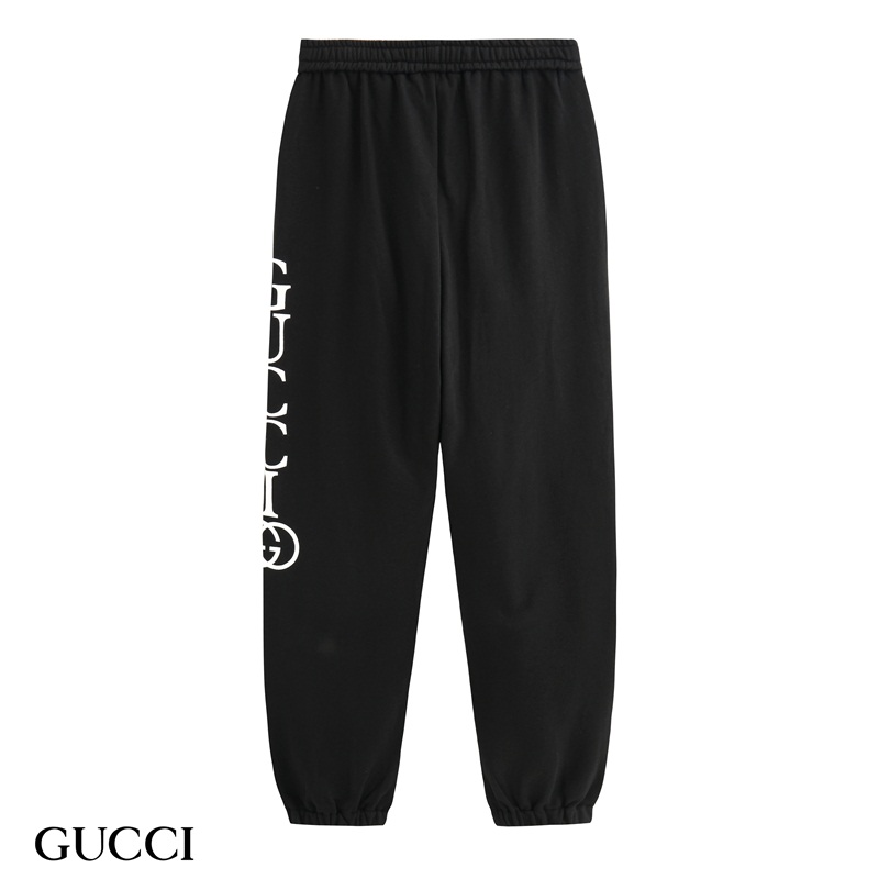 Gucci 古奇 19ss联名最新爆款刺绣贴布纯棉毛圈运动套装