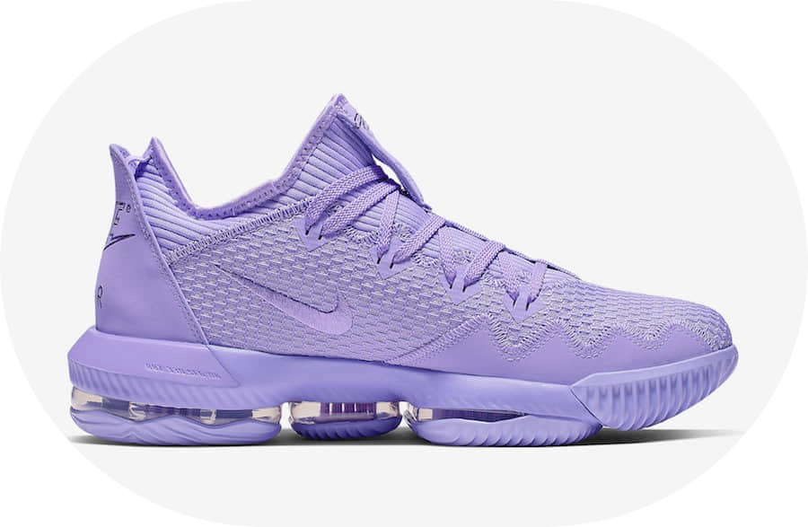 马卡龙紫的Nike LeBron 16 Low你见过吗！几乎不要太治好！ 货号：CI2668-500插图4