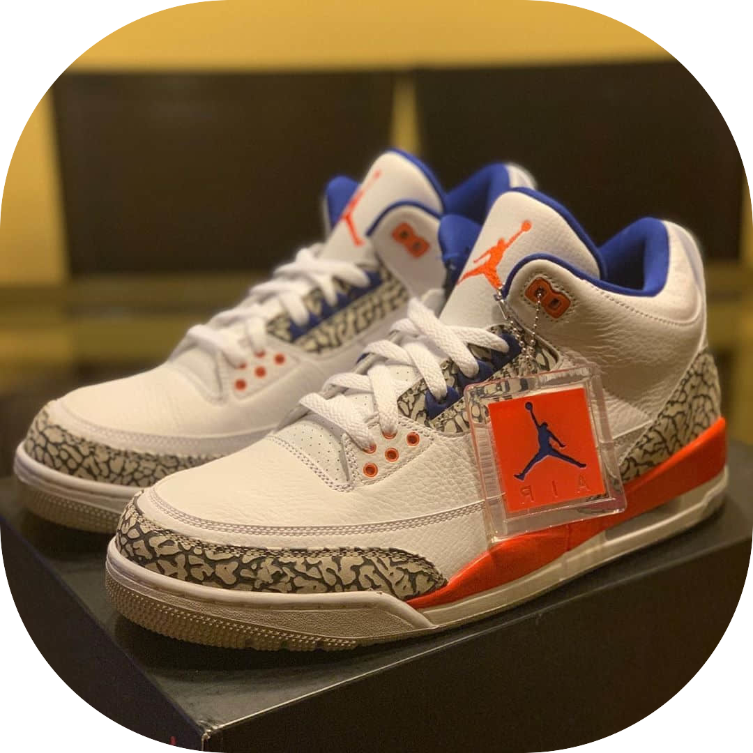 Air Jordan 3“Knicks Rivals”实物图曝光！鞋舌内部标签含义特殊！ 货号：136064-148_500以下的潮鞋有什么