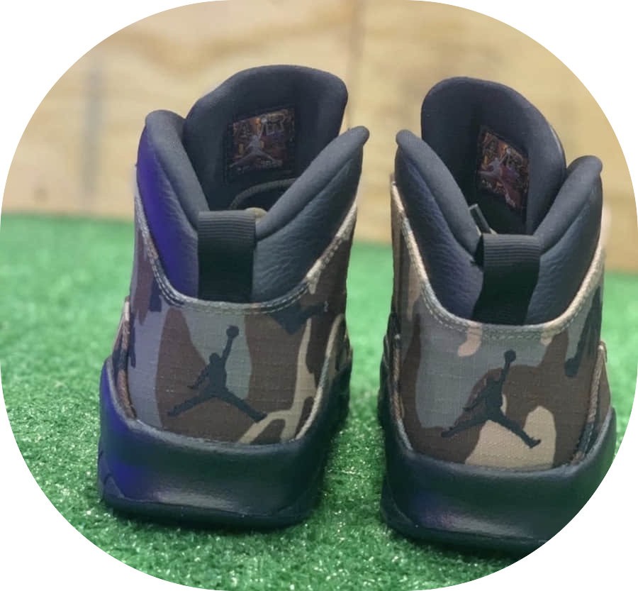 迷彩配色+军用布料！这双Air Jordan 10“Camo”肯定有型！估计将于8月31号出售！ 货号：310805-200_icm潮鞋