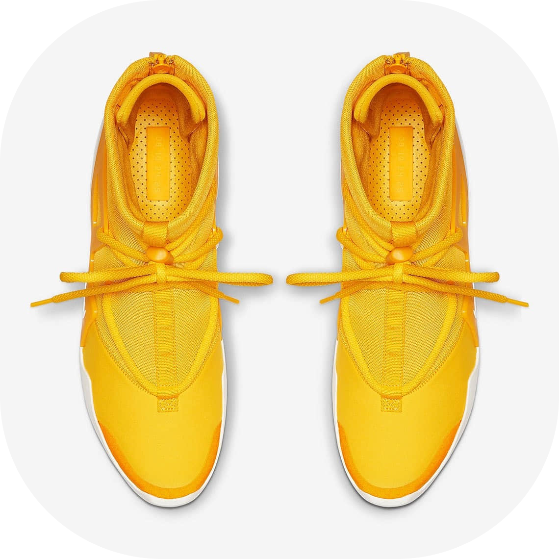 Nike Air Fear Of God 1“Amarillo”这个黄色遭不住啊！ 货号：AR4237-700_神犬小七第三季姜潮穿的鞋