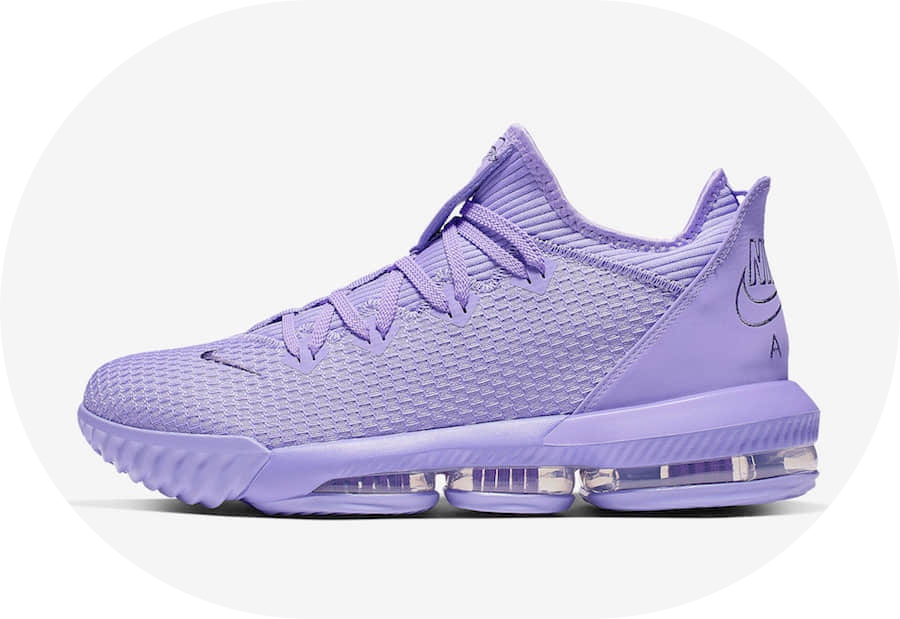 马卡龙紫的Nike LeBron 16 Low你见过吗！几乎不要太治好！ 货号：CI2668-500插图2
