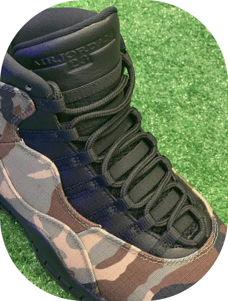 迷彩配色+军用布料！这双Air Jordan 10“Camo”肯定有型！估计将于8月31号出售！ 货号：310805-200_icm潮鞋