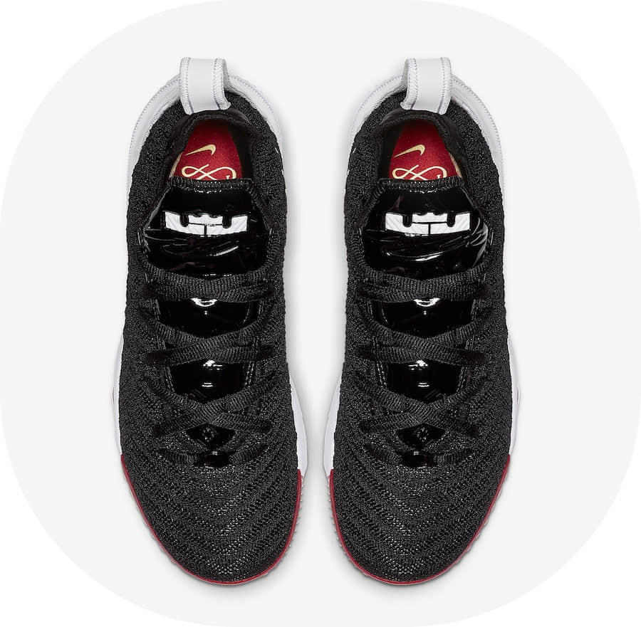 Nike LeBron 16 GS“Bred”行将发布的经典是非红配色詹姆斯16代篮球鞋 货号：AQ2456-016插图2