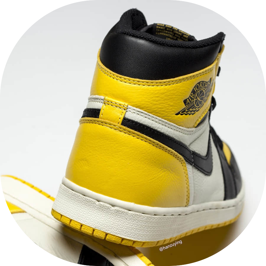 Air Jordan 1 High OG“Yellow Toe”抢眼的黄色 AJ1又添新“成员” 货号：AR1020-700插图3